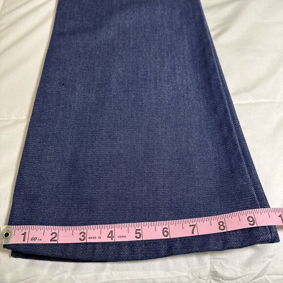 vintage wrangler boot flare jeans student size 27x34 deadstock 70s USA made - Picture 12 of 12